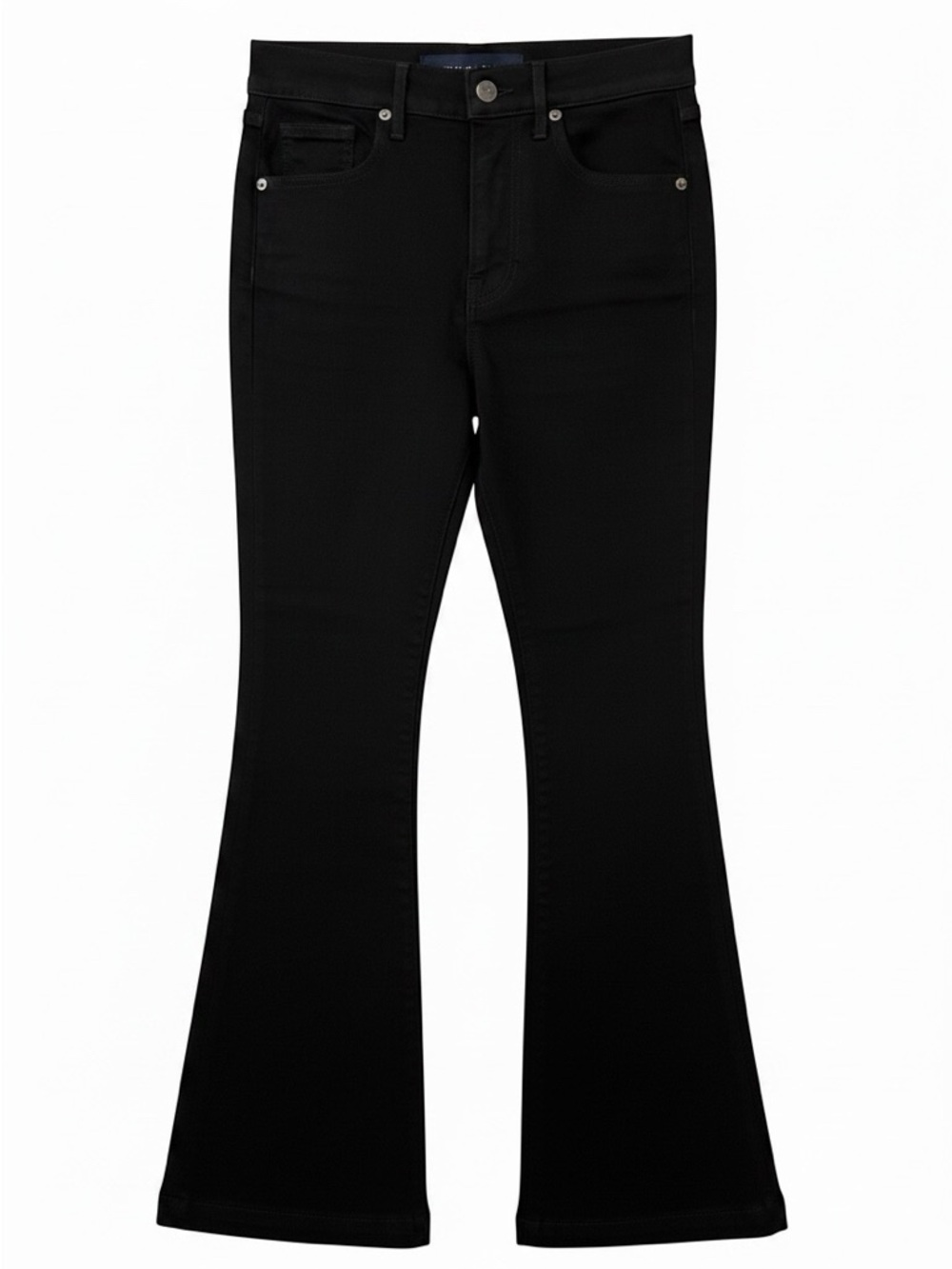 Veronica Beard Carson High-Rise Ankle Flare Jeans Black Onyx Size 28 NWT